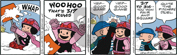 Nancy on Friday March 11, 2011 Comic Strip