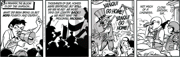 Doonesbury on Monday December 31, 1990 Comic Strip