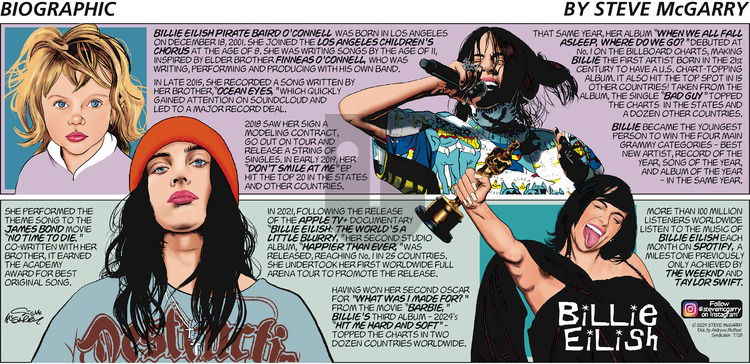 Biographic on Sunday July 28, 2024 Comic Strip