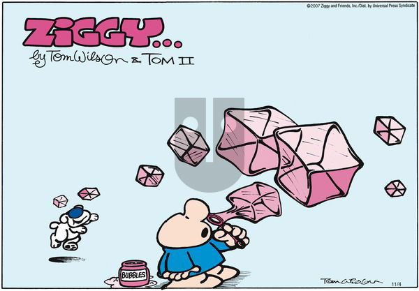 Ziggy on Sunday November 4, 2007 Comic Strip