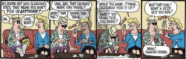 Monty on Tuesday March 12, 2019 Comic Strip