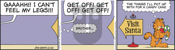 Garfield on Friday December 20, 2019 Comic Strip