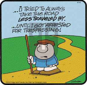 Ziggy on Saturday April 16, 2016 Comic Strip