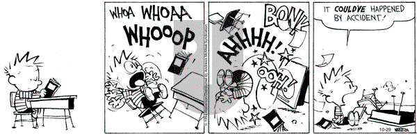 Calvin and Hobbes - Tuesday October 29, 2024 Comic Strip