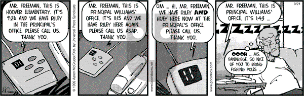 The Boondocks on Thursday April 24, 2014 Comic Strip
