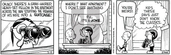 Grand Avenue on Thursday March 15, 2001 Comic Strip