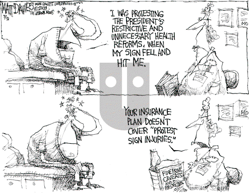 Matt Davies on Friday July 31, 2009 Comic Strip