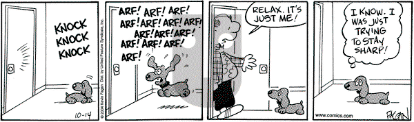 Drabble on Thursday October 14, 2004 Comic Strip