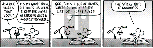 Pearls Before Swine - Monday April 5, 2004 Comic Strip