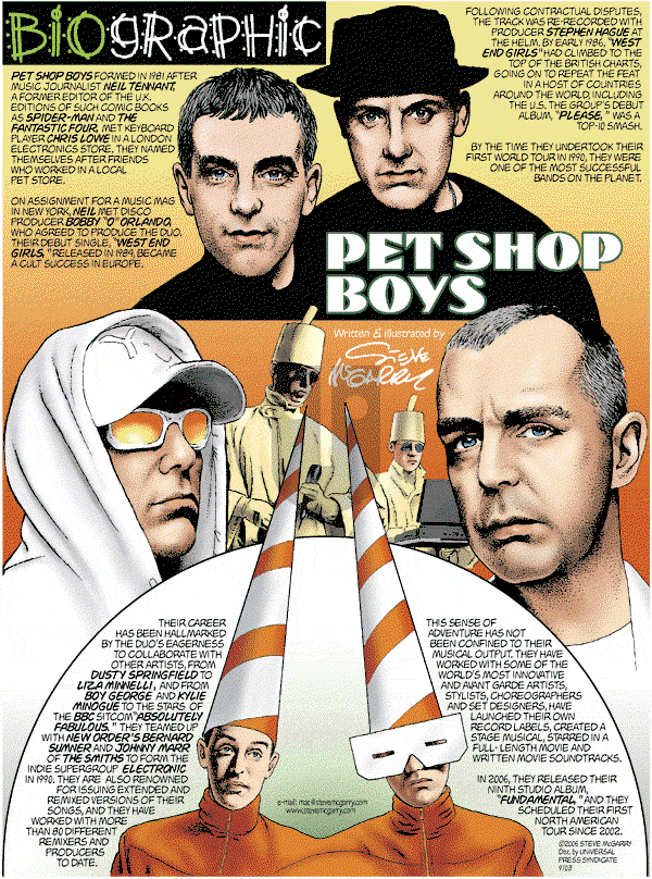 Biographic on Sunday September 3, 2006 Comic Strip