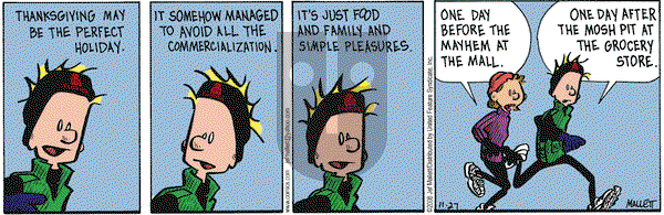 Frazz on Thursday November 27, 2008 Comic Strip