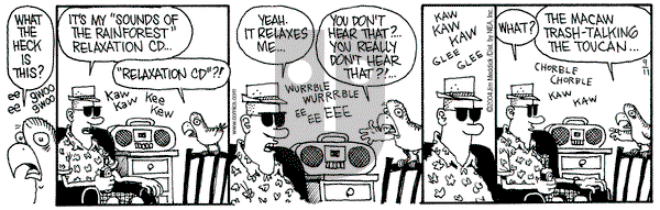 Monty on Saturday September 11, 2004 Comic Strip
