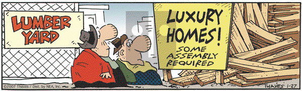 Frank and Ernest on Saturday January 27, 2007 Comic Strip