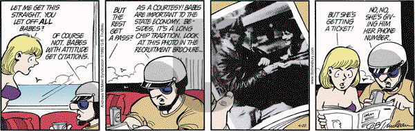 Doonesbury on Saturday April 20, 2019 Comic Strip