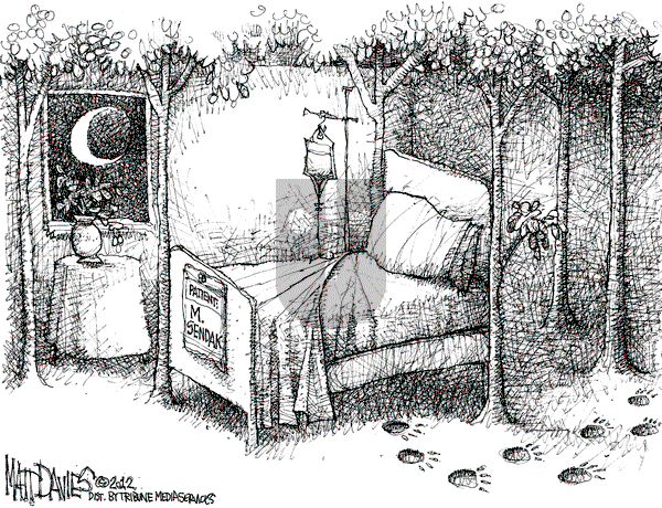 Matt Davies on Tuesday May 8, 2012 Comic Strip