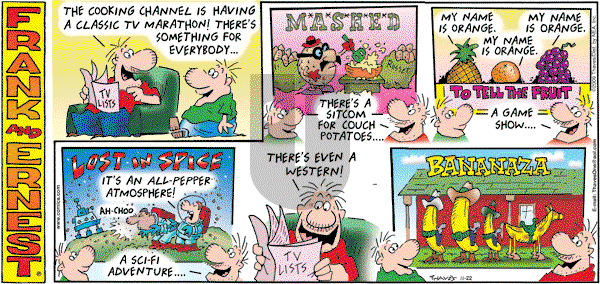 Frank and Ernest on Sunday November 22, 2009 Comic Strip
