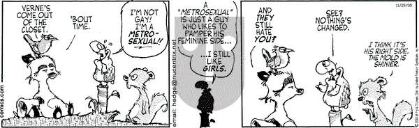 Over the Hedge on Tuesday November 29, 2005 Comic Strip