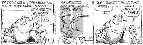 The Grizzwells on Tuesday August 7, 2001 Comic Strip