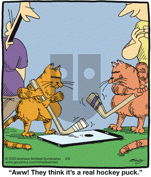 In the Bleachers on Wednesday April 8, 2020 Comic Strip
