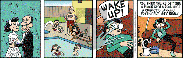 Pooch Cafe on Tuesday April 3, 2018 Comic Strip