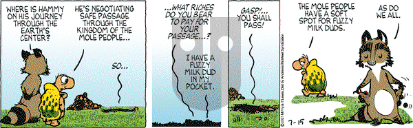 Over the Hedge on Thursday July 15, 2021 Comic Strip