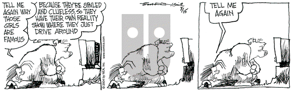 The Grizzwells on Monday March 15, 2004 Comic Strip