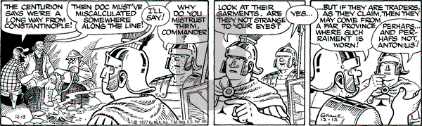 Alley Oop on Tuesday December 13, 1977 Comic Strip