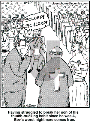 Close to Home on Sunday August 11, 2002 Comic Strip