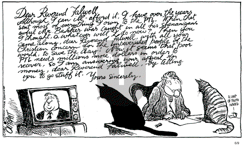 Pat Oliphant on Tuesday June 9, 1987 Comic Strip