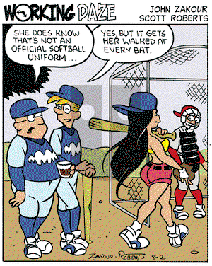 Working Daze on Saturday August 2, 2008 Comic Strip