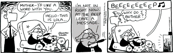 Lola on Friday March 1, 2002 Comic Strip