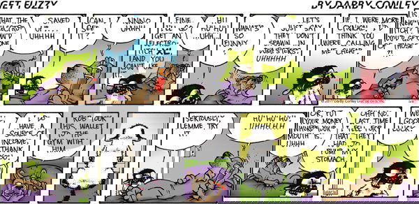 Get Fuzzy on Sunday May 8, 2011 Comic Strip