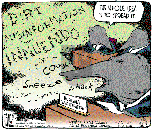 Tom Toles on Friday March 6, 2020 Comic Strip