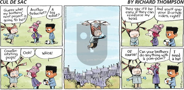 Cul de Sac on Sunday November 8, 2009 Comic Strip