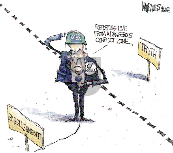 Matt Davies on Wednesday February 25, 2015 Comic Strip