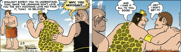 Alley Oop on Saturday February 5, 2011 Comic Strip