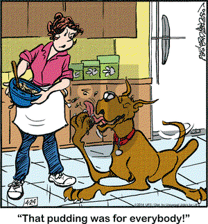 Marmaduke on Thursday April 24, 2014 Comic Strip