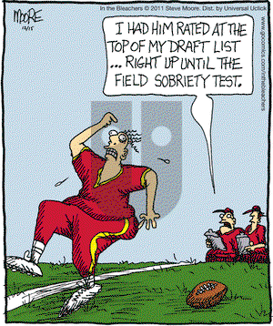 In the Bleachers on Thursday December 15, 2011 Comic Strip