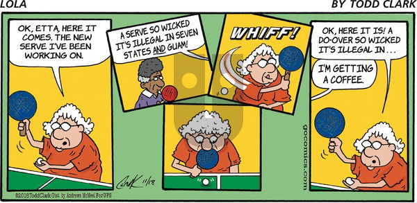 Lola on Sunday November 18, 2018 Comic Strip