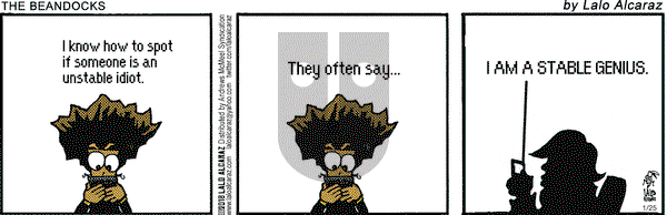 La Cucaracha on Thursday January 25, 2018 Comic Strip