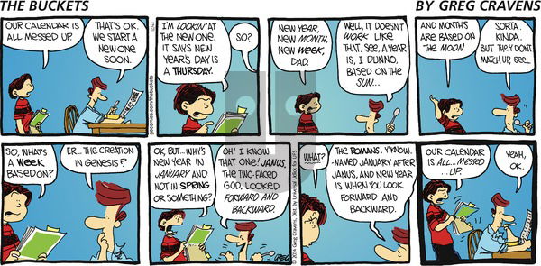 The Buckets - Sunday December 28, 2014 Comic Strip