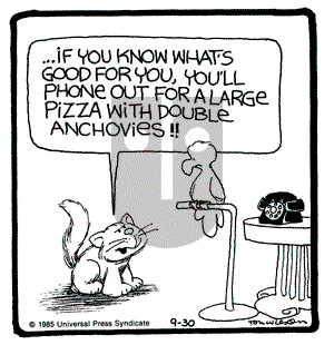 Ziggy on Monday September 30, 1985 Comic Strip