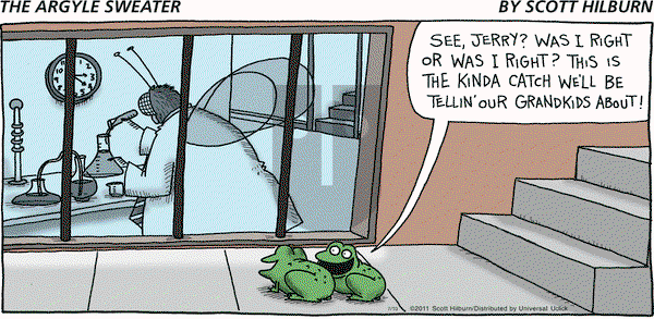 The Argyle Sweater on Sunday July 10, 2011 Comic Strip