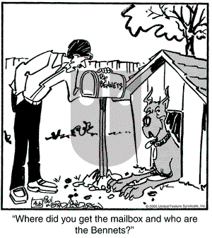 Marmaduke on Wednesday April 6, 2005 Comic Strip