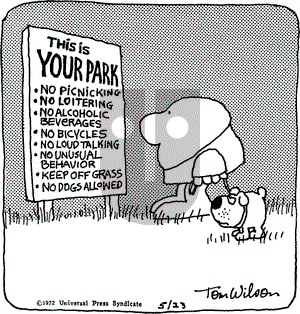 Ziggy on Tuesday May 23, 1972 Comic Strip