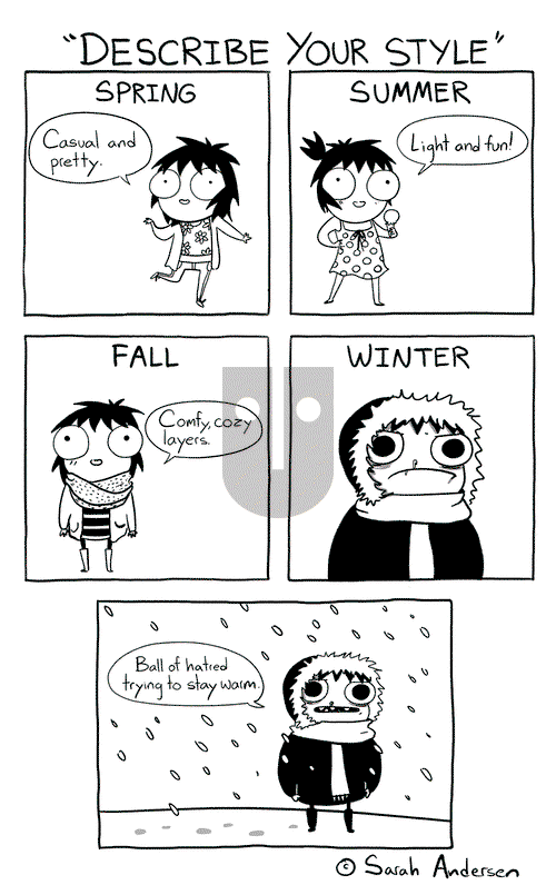 Sarah's Scribbles on Saturday January 16, 2016 Comic Strip