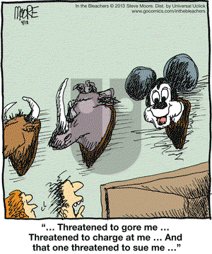 In the Bleachers on Thursday April 18, 2013 Comic Strip