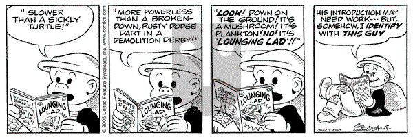 Nancy on Thursday July 7, 2005 Comic Strip