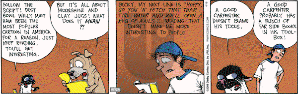 Get Fuzzy on Friday April 18, 2008 Comic Strip