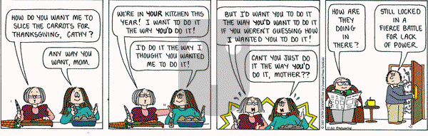 Cathy Classics on Thursday November 22, 2007 Comic Strip